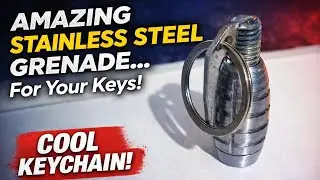 This Stainless Steel Grenade Keychain Is INSANE! 💣 