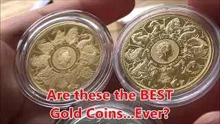 Хорошо, лучшие золотые монеты!? Queen's Beast Completer в золоте пробы и слитках весом 1 унцию &mdash; Магия королевского монетного двора!