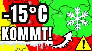 ALARM! -15°C Kälte-Peitsche trifft Deutschland - ab WOCHENMITTE!