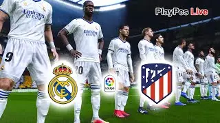 PES 2021 - REAL MADRID vs ATLETICO MADRID - BIG Derby Match & Many Goals - Gameplay PC