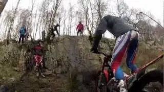 James Dabill British Trials Champion winter training