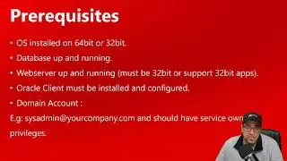 Installation Prerequisites - Siebel CRM