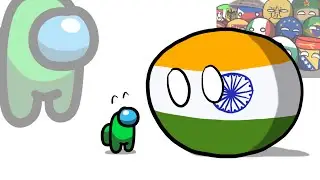 Mini Crewmate Kills Countryballs - Part 2 | Among Us