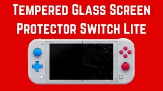 Tempered Glass Screen Protector Install for Nintendo Switch Lite