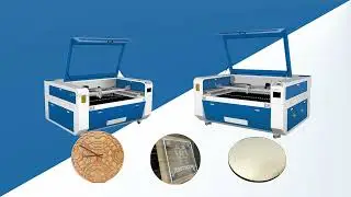 Hybrid co2 laser cutting and engraving machine for metal and non-metal materials
