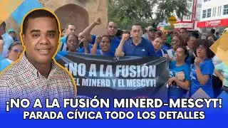 NO A LA FUSI&Oacute;N MINERD-MESCYT | PARADA C&Iacute;VICA FRENTE AL PARQUE INDEPENDENCIA