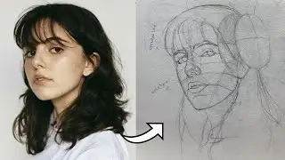 تعلم رسم الوجه بطريقه لوميس