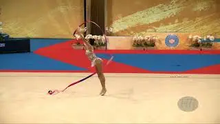COUROUBLE Aya (BEL) - 2018 Rhythmic Worlds, Sofia (BUL) - Qualifications Ribbon