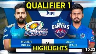 Qualifier 1_ MI vs DC 2020 Highlights Qualifier 1