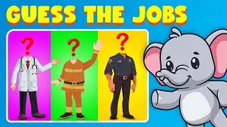 Learn Jobs and Professions for Kids | Color Pencil TV
