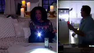 SecureBrite Emergency Rechargeable Flashlight with Magnets & Hook on QVC