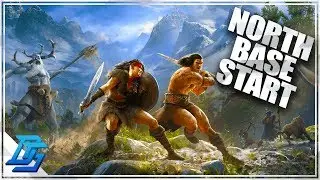 NORTHERN BASE BEGINNINGS! - Conan Exiles Gameplay - Mounts Update/HORSES - Part 4