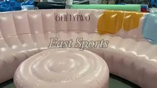Inflatable sofa with table for outdoor party#advertisinginflatables #sofa