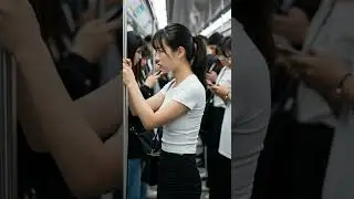 항상 혼잡한 서울 1호선 지하철의 이상한 순간~rush 느껴지는 출근길 혼잡 #aiart #지하철 #서울지하철
