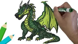 Epic Dragon Hand Drawing 🐉 | Fantasy Art That Will Leave You Breathless!