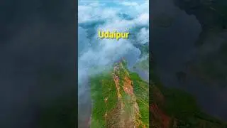 Bahubali Hills Udaipur 🌧️ | Rajasthan Ka Heaven in Monsoon 😍 | 4K Drone Shorts