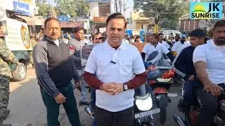 A N@sha Mukti Abhiyan Bike Rally Organised by BSF 44  BATTALION in Border area.JAMMU #Gajansoo #Marh