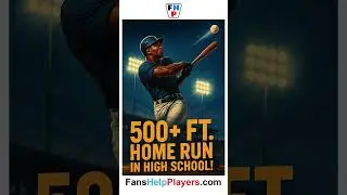 Bo Jackson Hit a 500+ ft. Home Run&hellip; in High School! ⚾🏈🔥 #fanshelpplayers #nilsupport #studentathlete