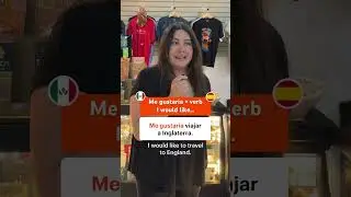 I Would Like in Spanish: Me Gustar&iacute;a + verb #LearnSpanish #SpanishInterview  #SpanishGrammar