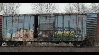 CSX853 with Corinth & Counce Railroad Company Boxcar