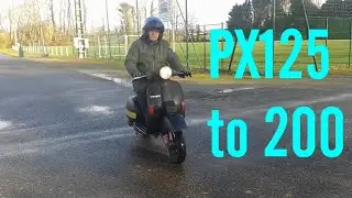 SLUK | R&G Vespa PX125 to PX200 CONVERSION