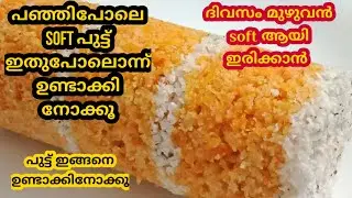 പഞ്ഞിപോലെ soft പുട്ട് ഉണ്ടാക്കി നോക്കൂ / Carrot Puttu recipe in malayalam / kerala Breakfast Recipe