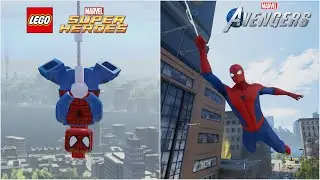Spider-Man Web Swing In Marvel's Avengers Vs Lego Marvel Super Heroes