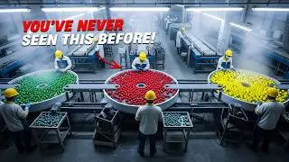 Inside Marble Factory 🪩 | How They Make Millions of Marbles Every Day