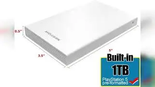 Review: Avolusion HD250U3-WH 1TB USB 3.0 Portable External Gaming Hard Drive - White (for PS5,...