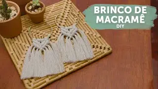 Brinco de Macramê Moderno e Super Fácil | Tutorial Passo a Passo