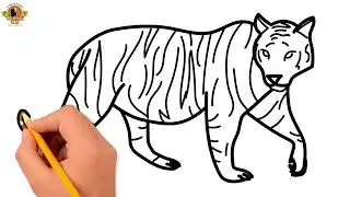 How to Draw a Lion for kids - Drawing and Coloring | How to Draw a Lion Easy Step by Step