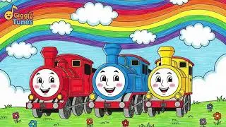 The Little Train Song 🚂  Learning Song for Toddlers