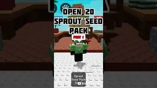 Open 20 sprout seed pack part1🔥#roblox#popcat#Catmint#meme#funny#short#growagarden