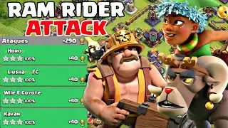 RAM Rider Very Easy Attack Strategy For Th15 | Th15 New Troop Attack Strategy 2022 | Th15 Attacks