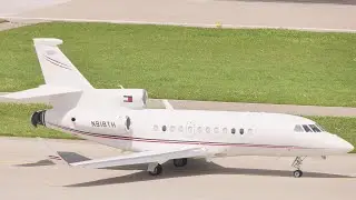 Tommy Hilfigers private jet at Z&uuml;rich-Kloten (with live ATC)