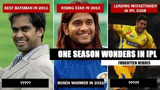 IPL Forgotten one season wonder players || Unsung Heroes - Current Status || Respect ||