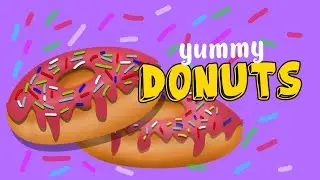 How to draw a DONUT 🍩..Infinite Painter Illustration Tutorial[Android & iOS]