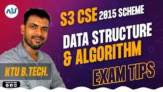 Data Structure and Algorithm DSA KTU  Exam Tips s3 cs supplementary Malayalam | AJU Computer Science