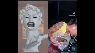 SHE TRIED INSECTS FROM A DIFFRENT COUNTRY