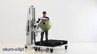 Compact Roll Handling Lift For Food Packaging - Alum-a-Lift Project 32016