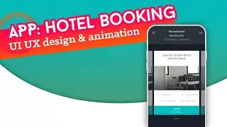Hotel App Animation - UI UX #animation