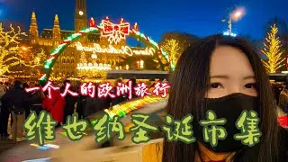 维也纳vlog#04｜一个人的欧洲旅行｜Day2维也纳圣诞市集+闲逛｜欧洲solo trip