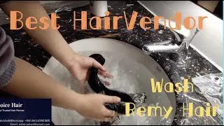REMY Human HAIR bundle weave WASH TEST | Best Wholesale Hair Vendor in Qingdao 2019