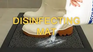 High Wall Disinfectant Door Mat Foot Mat Disinfection