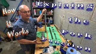 Explaining the Fork Components and Function on a Compression & Rebound Motorcycle Fork.