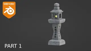 Blender 3.0 Modeling - Japan Marmor Lamp Part 1