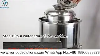 VERFOODSOLUTIONS Guide Video How To Operate Meatball Stuffing Mixer Blender Machine