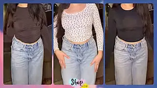 H&M cute tops finds 🐼🌸 h&m haul ✨ cieannz