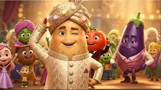 Aalu ki shaadi 💍💃| Aalu Ki Barat | Wedding Rock Song 🎸| Vegetable Shaadi Kids Song | hindi kids song