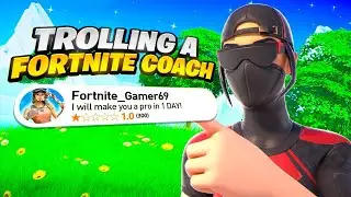 I went undercover with a $$$ fortnite coach!!
